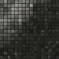 Плитка Atlas Concorde Marvel Pro Noir St Laurent Mosaico Lapp 30x30 см, поверхность полуполированная