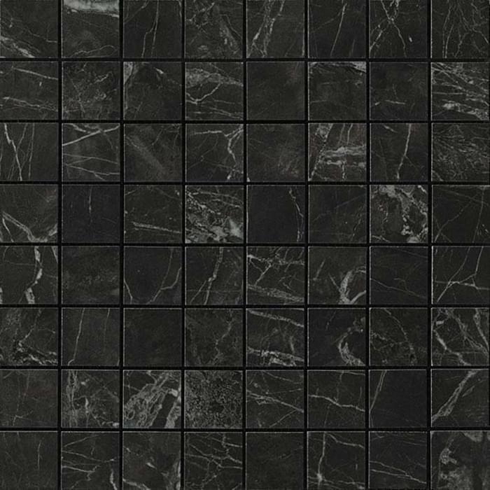 Плитка Atlas Concorde Marvel Pro Noir St Laurent Mosaico Matt 30x30 см, поверхность матовая