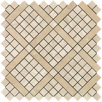 Плитка Atlas Concorde Marvel Pro Trav Alabastrino Diagonal Mosaic 30.5x30.5 см, поверхность глянец
