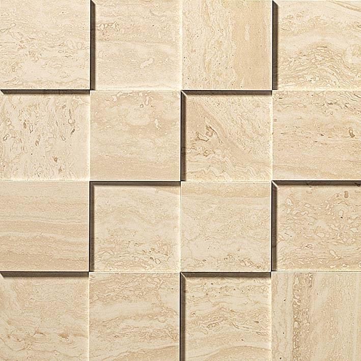 Плитка Atlas Concorde Marvel Pro Trav Alabastrino Mosaico 3D 30x30 см, поверхность полуполированная