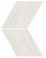 Плитка Atlas Concorde Marvel Stone Bianco Dolomite Chevron Lappato 22.5x22.9 см, поверхность полированная