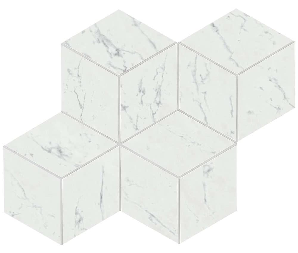 Atlas Concorde Marvel Stone Carrara Pure Mosaico Esag. Lapp. 30x35