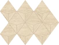 Плитка Atlas Concorde Marvel Travertine Sand Mosaico Origami 28x41 см, поверхность матовая