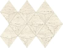 Плитка Atlas Concorde Marvel Travertine White Mosaico Origami 28x41 см, поверхность матовая