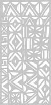 Плитка Ava Contemporanei Absolute Ethnic White Rettificato 115x235.5 см, поверхность матовая