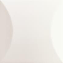 Плитка Ava Up Cuscino White Matte 10x10 см, поверхность матовая, рельефная