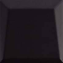 Плитка Ava Up Lingotto Black Glossy 10x10 см, поверхность глянец, рельефная