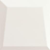 Плитка Ava Up Lingotto White Glossy 10x10 см, поверхность глянец, рельефная