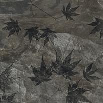 Плитка Axima Hannover Черный Декор 60x60 см, поверхность матовая, рельефная