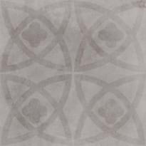 Плитка Axima Madrid Светло-Серая Декор-2 60x60 см, поверхность матовая, рельефная