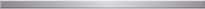 Плитка Azori Бордюры Stainless Steel Silver Matte 2x50.5 см, поверхность матовая