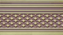 Плитка Azulejo Espanol Alhambra Zocalo Wengue 14x25 см, поверхность матовая, рельефная