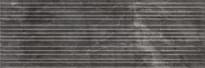 Плитка Baldocer Ancares Strokes Grafito 28x85 см, поверхность глянец, рельефная