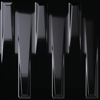 Плитка Baldocer Dutton Dec Black Gloss 25x25 см, поверхность глянец, рельефная