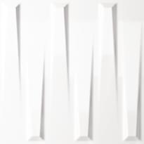 Плитка Baldocer Dutton Dec White Gloss 25x25 см, поверхность глянец, рельефная