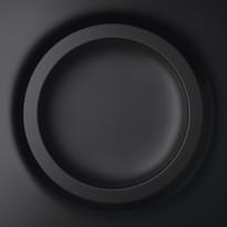 Плитка Baldocer Opal Black Satin 25x25 см, поверхность полуматовая, рельефная