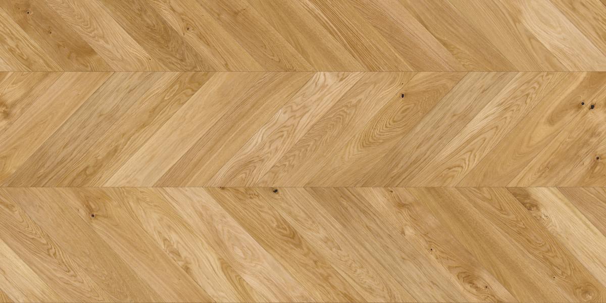 Паркетная доска Barlinek Chevron Дуб Bright 13x72.5 см, поверхность масло