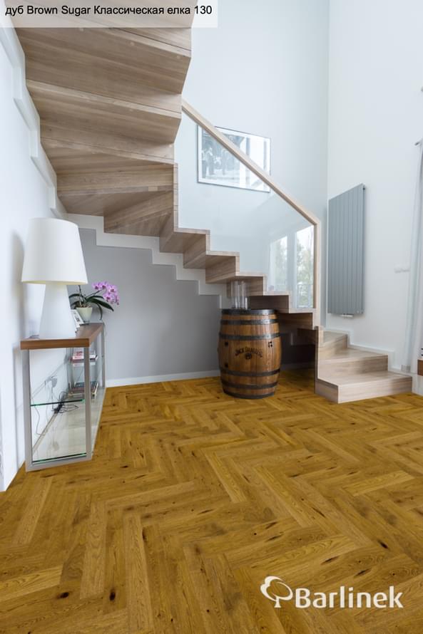 паркетная доска фабрики Barlinek коллекция Herringbone