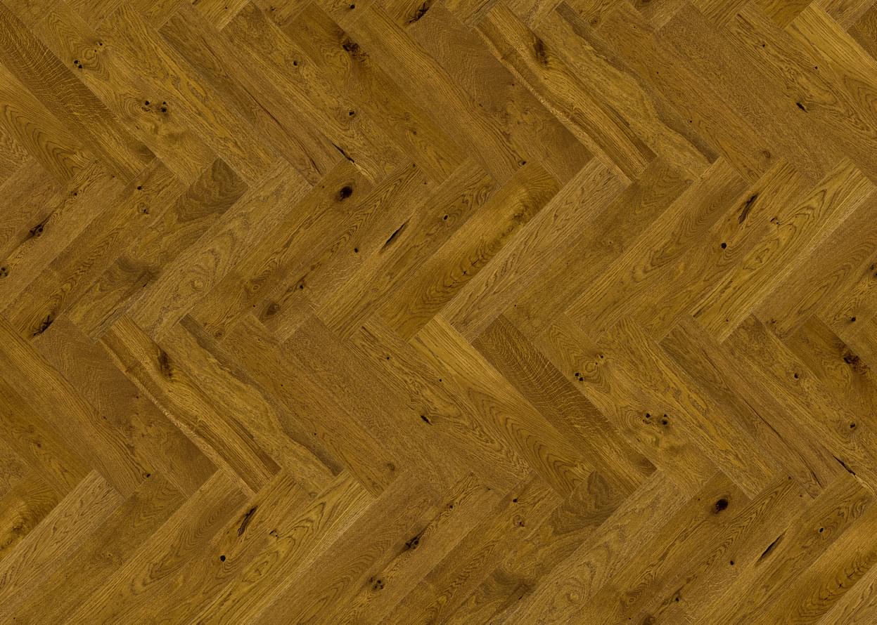 Паркетная доска Barlinek Herringbone Дуб Brown Sugar 13x72.5 см, поверхность матовый лак