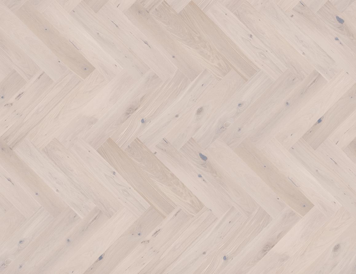 Паркетная доска Barlinek Herringbone Дуб Cappuccino 13x72.5 см, поверхность матовый лак