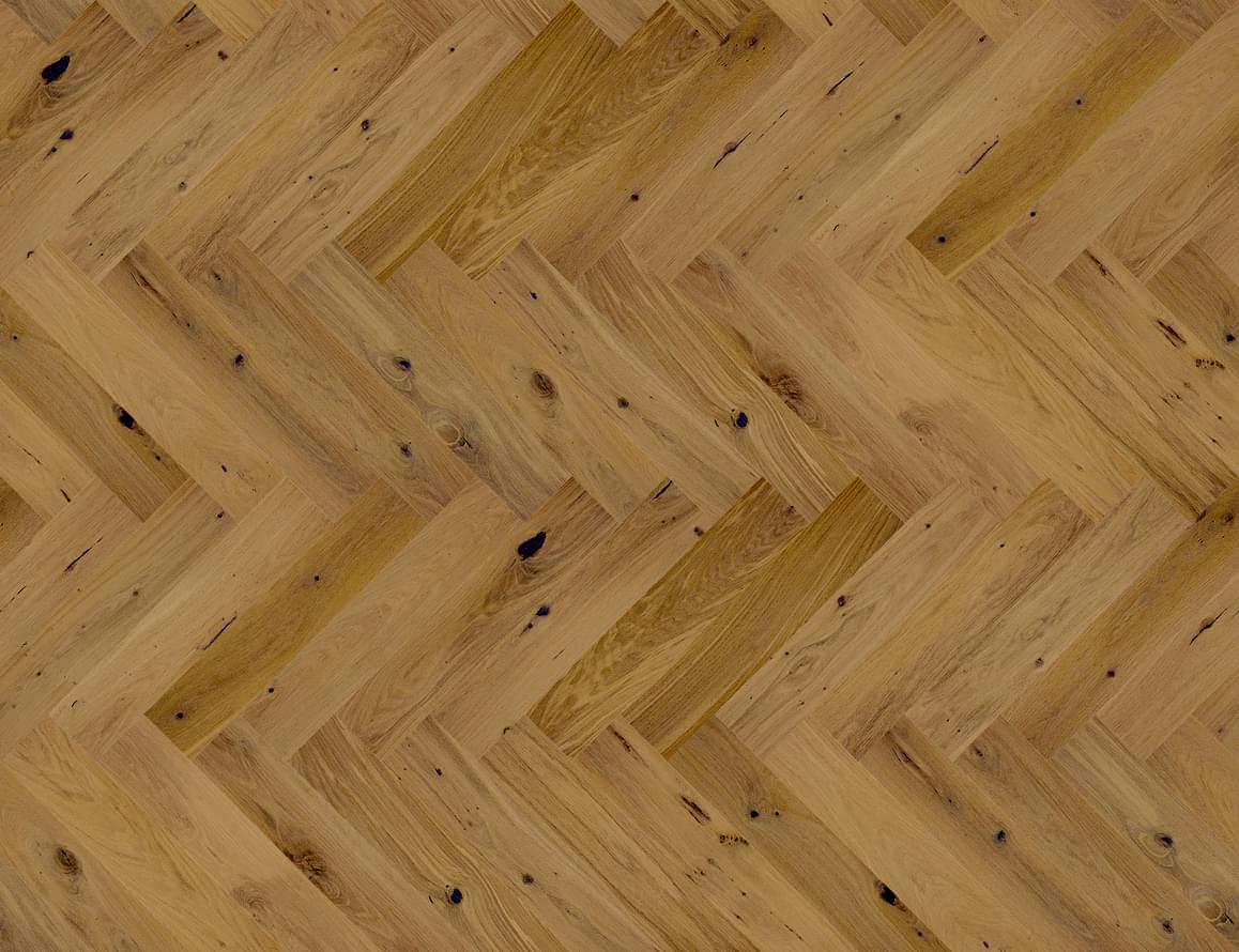 Паркетная доска Barlinek Herringbone Дуб Mainland 13x72.5 см, поверхность матовый лак