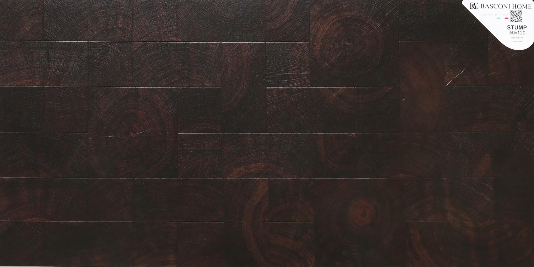 Плитка Basconi Home Porcelain Stump Mould Full Body 60x120 см, поверхность матовая