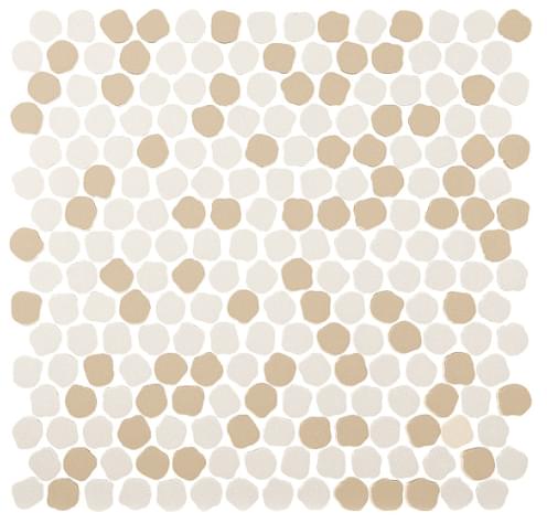 Плитка Bassanesi Bonbon Mix E White Ecru 30.5x30.5 см, поверхность матовая