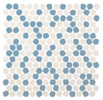 Плитка Bassanesi Bonbon Mix G White Skyblue 30.5x30.5 см, поверхность матовая