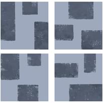 Плитка Bassanesi Brush Royal Blue 23.25x23.25 см, поверхность матовая