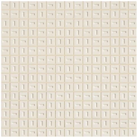 Плитка Bassanesi Flicker Talc Sp 32.8x32.8 см, поверхность матовая, рельефная