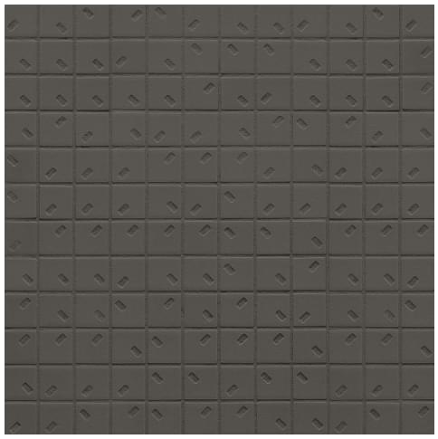 Плитка Bassanesi Rain Down Black Sp 31.7x31.7 см, поверхность матовая, рельефная