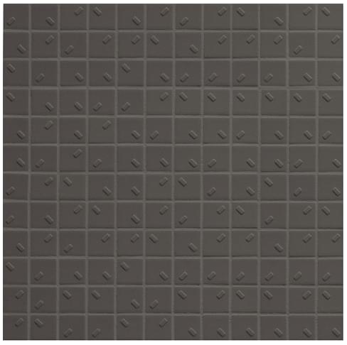Плитка Bassanesi Rain Up Black Sp 31.7x31.7 см, поверхность матовая, рельефная