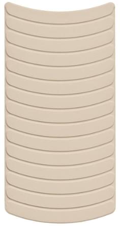 Плитка Bassanesi Wa Alabaster Sp 9.5x18.5 см, поверхность матовая, рельефная