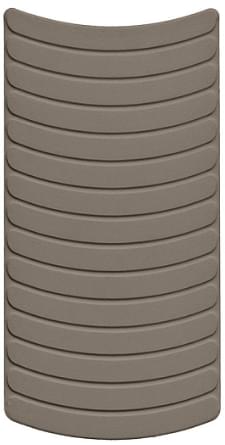 Плитка Bassanesi Wa Lava Sp 9.5x18.5 см, поверхность матовая, рельефная