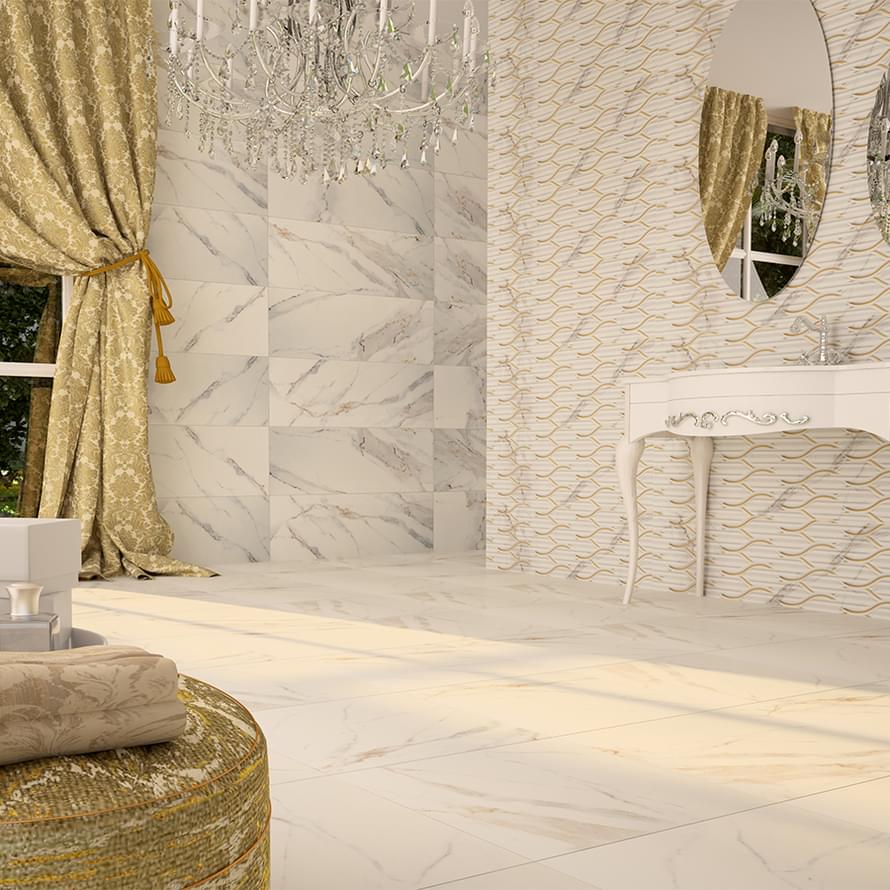 керамогранит фабрики Bien коллекция Antique Carrara