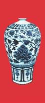 Плитка Bisazza Decori 10 Blue Vases A 129.1x290.5 см, поверхность глянец