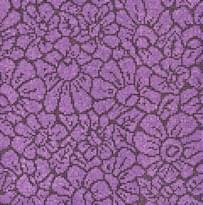 Плитка Bisazza Decori 10 Graphic Flowers Purple 129.1x129.1 см, поверхность глянец