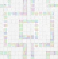 Плитка Bisazza Decori 20 Labirinto Bianco 32.2x32.2 см, поверхность глянец