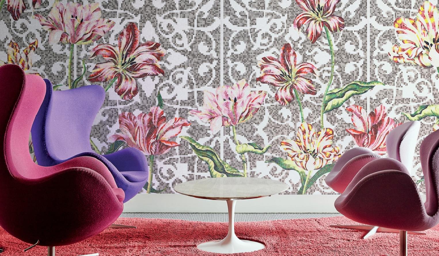 стекло фабрики Bisazza коллекция Decori In Tecnica Artistica