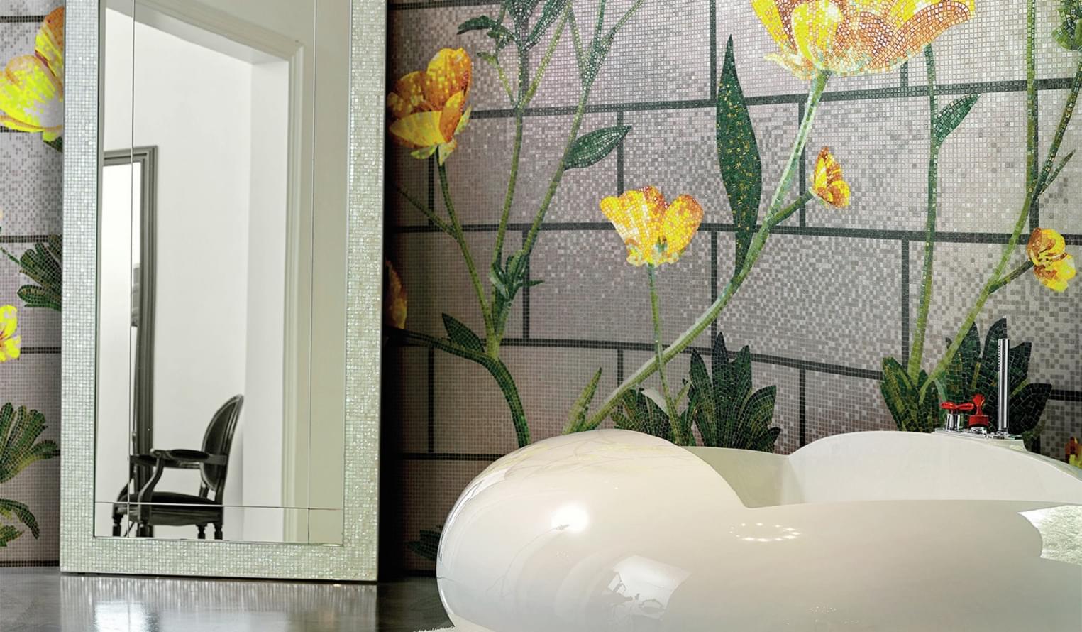 стекло фабрики Bisazza коллекция Decori In Tecnica Artistica