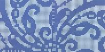Плитка Bisazza Decori Opus Romano Embroidery Blue 58.6x117.2 см, поверхность глянец