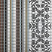 Плитка Bisazza Decori Opus Romano Wallpaper Grey 87.9x87.9 см, поверхность глянец