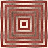 Плитка Bisazza Decori Opus Romano Wenge Rosso 29.3x29.3 см, поверхность глянец