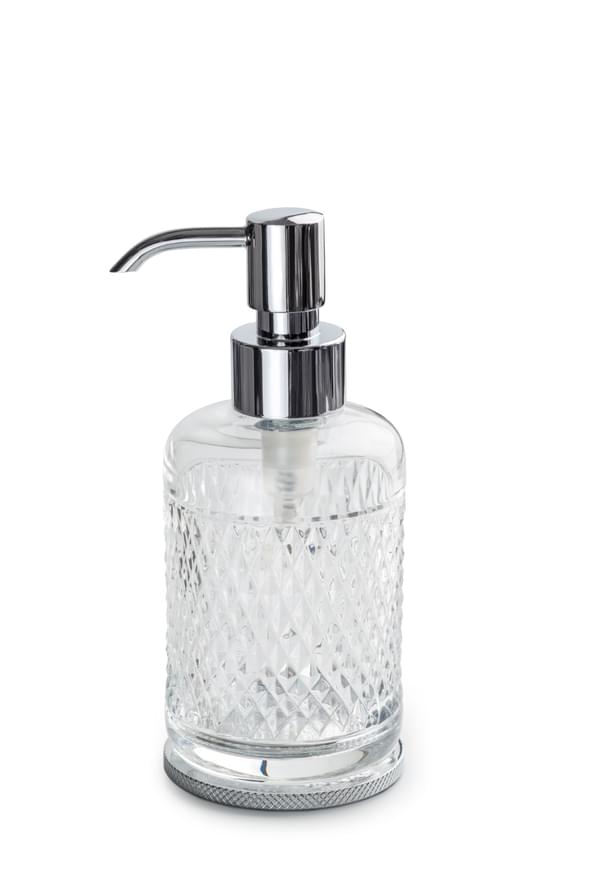 Плитка Boheme Aura Дозатор AURA для жидкого мыла настольный хром  поверхность глянец