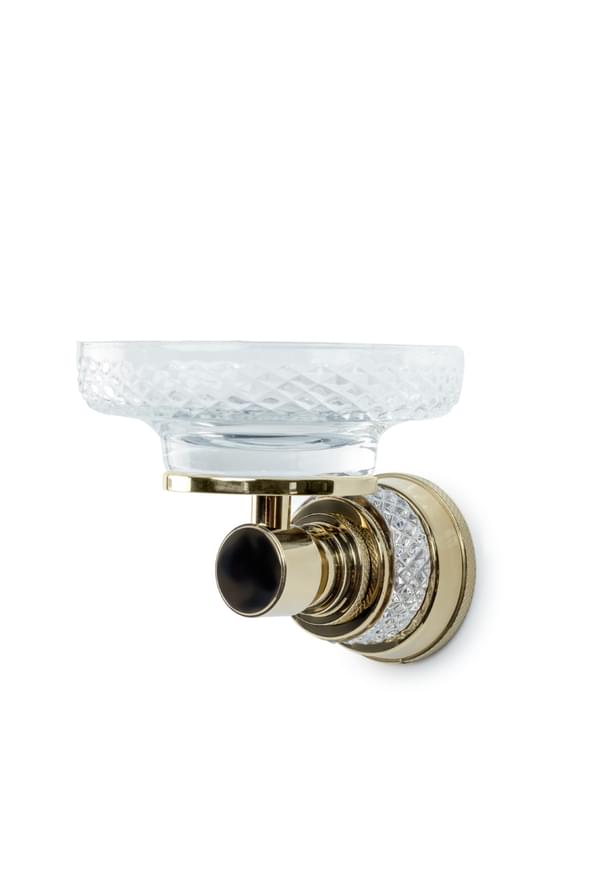 Плитка Boheme Aura Мыльница AURA золото  поверхность глянец