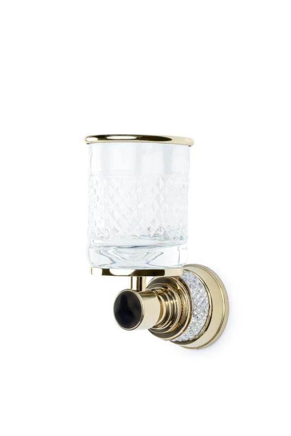 Плитка Boheme Aura Стакан AURA золото  поверхность глянец