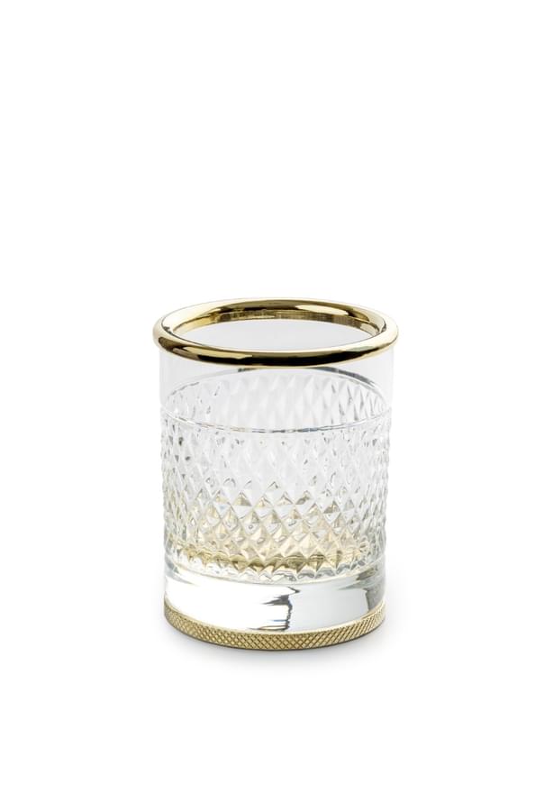 Плитка Boheme Aura Стакан AURA настольный золото  поверхность глянец