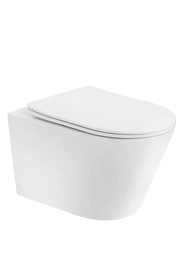Плитка Boheme Avva Унитаз AVVA подвесной c сиденьем белый  поверхность глянец