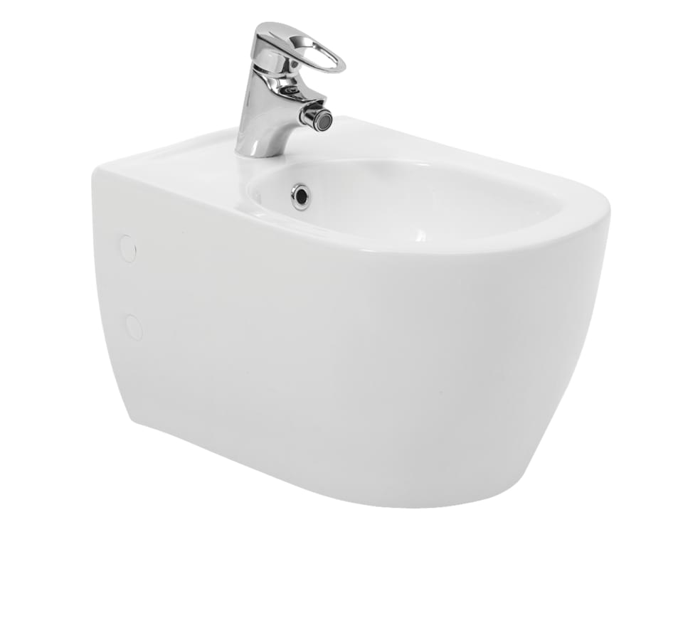 Плитка Boheme Bianca Биде BIANCA подвесное белый матовый  поверхность матовая