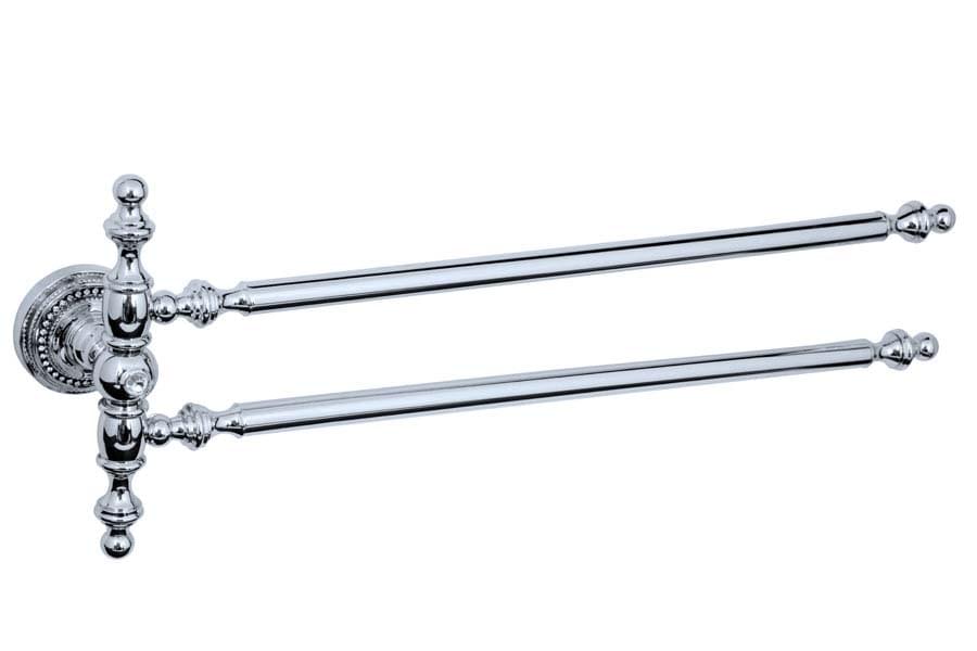 Плитка Boheme Brillante Держатель BRILLANTE для полотенец двойной хром  поверхность глянец